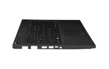 AEZ8VG01110 Original Quanta Tastatur inkl. Topcase DE (deutsch) schwarz/schwarz mit Backlight