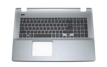 AEZYWG00010 Original Quanta Tastatur inkl. Topcase DE (deutsch) schwarz/grau