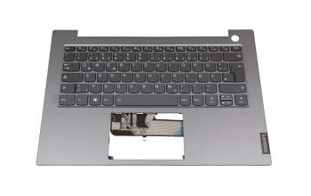 AM1JV000 Original Lenovo Tastatur inkl. Topcase DE (deutsch) grau/silber