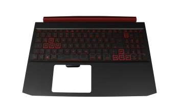 AM2K1000500-SSH3 Original Acer Tastatur inkl. Topcase DE (deutsch) schwarz/schwarz/rot mit Backlight