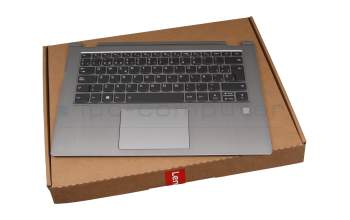 AP173000910 Original Lenovo Tastatur inkl. Topcase SP (spanisch) grau/silber mit Backlight
