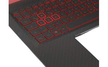 AP290000400 Original Acer Tastatur inkl. Topcase DE (deutsch) schwarz/rot/schwarz mit Backlight (Nvidia 1060)