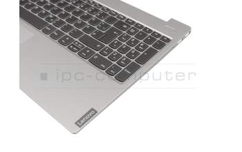 AP2GC000510 Original Lenovo Tastatur inkl. Topcase DE (deutsch) dunkelgrau/grau mit Backlight