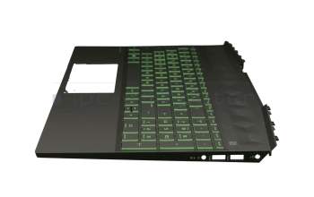 AP2K8000310 Original HP Tastatur inkl. Topcase DE (deutsch) schwarz/schwarz mit Backlight