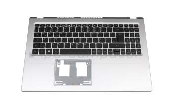 AP34G000810SVT20A Original Acer Tastatur inkl. Topcase DE (deutsch) schwarz/silber mit Backlight