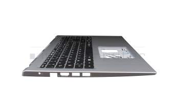 AP3A9000300 Original Acer Tastatur inkl. Topcase FR (französisch) schwarz/silber