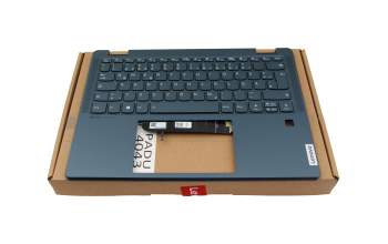 AP3SJ000400 Original Lenovo Tastatur inkl. Topcase DE (deutsch) blau/blau mit Backlight