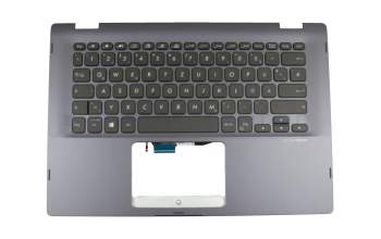 ASM18A26D0JH18 Original Chicony Tastatur inkl. Topcase DE (deutsch) schwarz/blau mit Backlight
