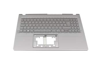 Acer Aspire 5 (A515-48M) Original Tastatur inkl. Topcase DE (deutsch) silber/silber mit Backlight