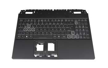 Acer Nitro 5 (AN515-46) Original Tastatur inkl. Topcase DE (deutsch) schwarz/schwarz mit Backlight (4060/4070)