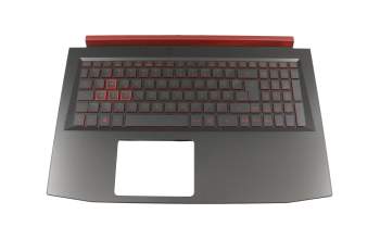 Acer Nitro 5 (AN515-52) Original Tastatur inkl. Topcase DE (deutsch) schwarz/rot/schwarz mit Backlight (Nvidia 1050)
