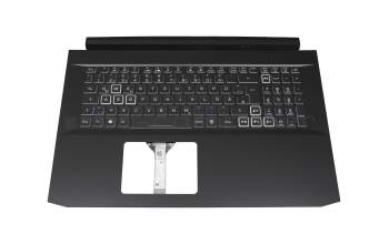 Acer Nitro 5 (AN515-54) Original Tastatur inkl. Topcase DE (deutsch) schwarz/weiß/schwarz mit Backlight