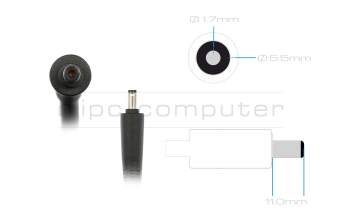 Acer Predator Helios 18 (PH18-71) Original Netzteil 330,0 Watt kantige Bauform