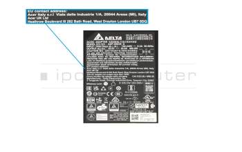 Acer Predator Helios 18 AI (PH18-73) Original Netzteil 400,0 Watt große Bauform