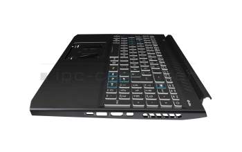 Acer Predator Helios 300 (PH315-53) Original Tastatur inkl. Topcase DE (deutsch) schwarz/schwarz mit Backlight (Anschlusskabel 16mm)