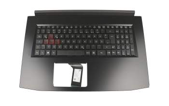 Acer Predator Helios 300 (PH317-52) Original Tastatur inkl. Topcase DE (deutsch) schwarz/silber mit Backlight (1060)