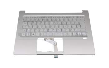 Acer Swift 3 (SF314-42) Original Tastatur inkl. Topcase DE (deutsch) silber/silber mit Backlight