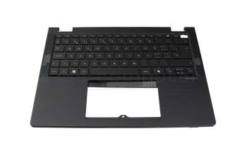 Acer TravelMate P6 (TMP614-73T-TCO) Original Tastatur inkl. Topcase CH (schweiz) schwarz/schwarz mit Backlight