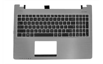 Asus A56CB Original Tastatur inkl. Topcase US (englisch) schwarz/silber