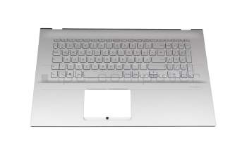 Asus Business P1701CEA Original Tastatur inkl. Topcase DE (deutsch) silber/silber mit Backlight