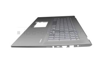 Asus Business P1701FB Original Tastatur inkl. Topcase DE (deutsch) silber/silber mit Backlight