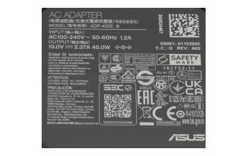 Asus E1404GA Original Netzteil 45,0 Watt