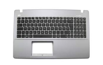 Asus F550ZE Original Tastatur inkl. Topcase DE (deutsch) schwarz/grau