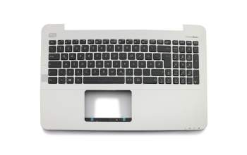 Asus F555UB Original Tastatur inkl. Topcase DE (deutsch) schwarz/silber