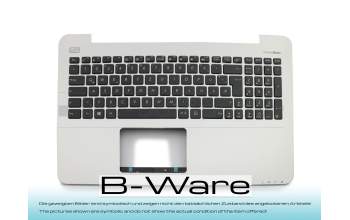 Asus F555UB Tastatur inkl. Topcase DE (deutsch) schwarz/silber B-Ware