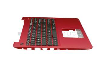 Asus F556UV Original Tastatur inkl. Topcase DE (deutsch) schwarz/rot