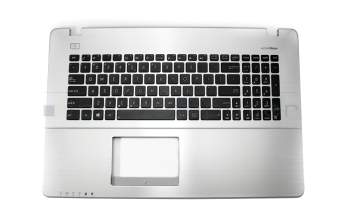 Asus F750LB Original Tastatur inkl. Topcase US (englisch) schwarz/silber