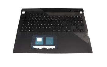 Asus G733QSA Original Tastatur inkl. Topcase DE (deutsch) schwarz/schwarz mit Backlight