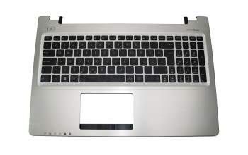 Asus K56CM Original Tastatur inkl. Topcase SLO (slowakisch) schwarz/silber