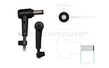 Asus K72JU Original Netzteil 65,0 Watt abgerundete Bauform