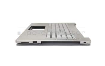 Asus N550JA Original Tastatur inkl. Topcase DE (deutsch) silber/silber mit Backlight