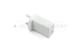 Asus PadFone S (PF500KL) Original USB Netzteil 18 Watt UK Wallplug weiß