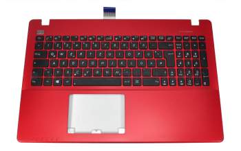 Asus Pro P550CA Original Tastatur inkl. Topcase DE (deutsch) schwarz/rot