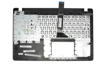 Asus R510CA Original Tastatur inkl. Topcase FR (französisch) schwarz/grau