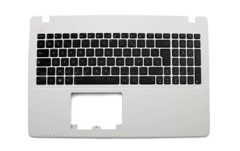 Asus R510CC Original Tastatur inkl. Topcase FR (französisch) schwarz/weiß
