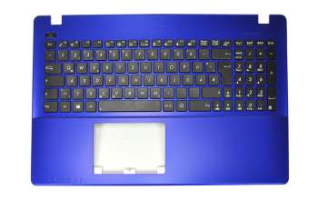 Asus R510L Original Tastatur inkl. Topcase DE (deutsch) schwarz/blau
