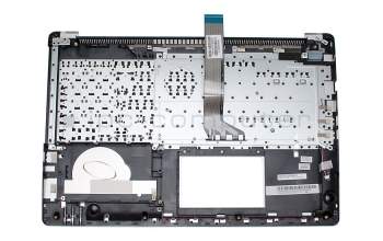 Asus R553LN Original Tastatur inkl. Topcase FR (französisch) schwarz/silber