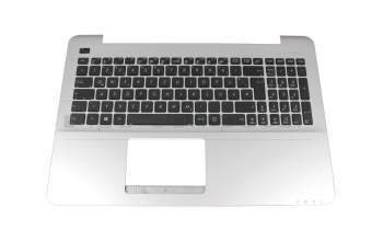 Asus R556UF Original Tastatur inkl. Topcase DE (deutsch) schwarz/silber