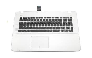 Asus R752LX Original Tastatur inkl. Topcase DE (deutsch) schwarz/silber