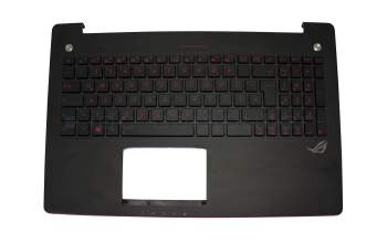 Asus ROG G550JK Original Tastatur inkl. Topcase DE (deutsch) schwarz/schwarz