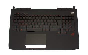 Asus ROG G751JY Original Tastatur inkl. Topcase DE (deutsch) schwarz/schwarz mit Backlight