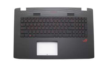 Asus ROG GL742VW Original Tastatur inkl. Topcase TA (thailändisch) schwarz/schwarz mit Backlight