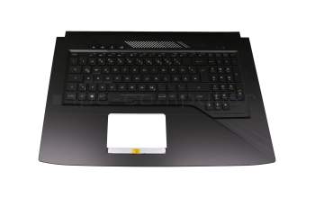 Asus ROG Strix GL703VD Original Tastatur inkl. Topcase DE (deutsch) schwarz/schwarz mit Backlight (RGB Backlight)