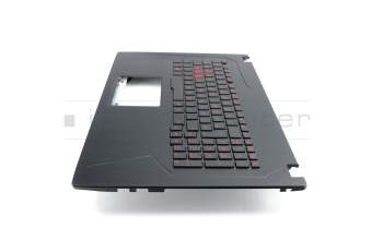 Asus ROG Strix GL753VD Original Tastatur inkl. Topcase DE (deutsch) schwarz/schwarz mit Backlight Rot