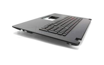 Asus ROG Strix GL753VE Original Tastatur inkl. Topcase UK (englisch) schwarz/schwarz mit Backlight
