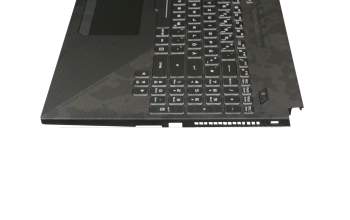 Asus ROG Strix Hero II GL504GM Original Tastatur inkl. Topcase DE (deutsch) schwarz/schwarz mit Backlight